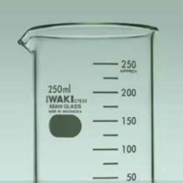 Jual Beaker Glass 250 Ml Iwaki Gelas Kimia 250 Ml Iwaki Shopee Indonesia 1036