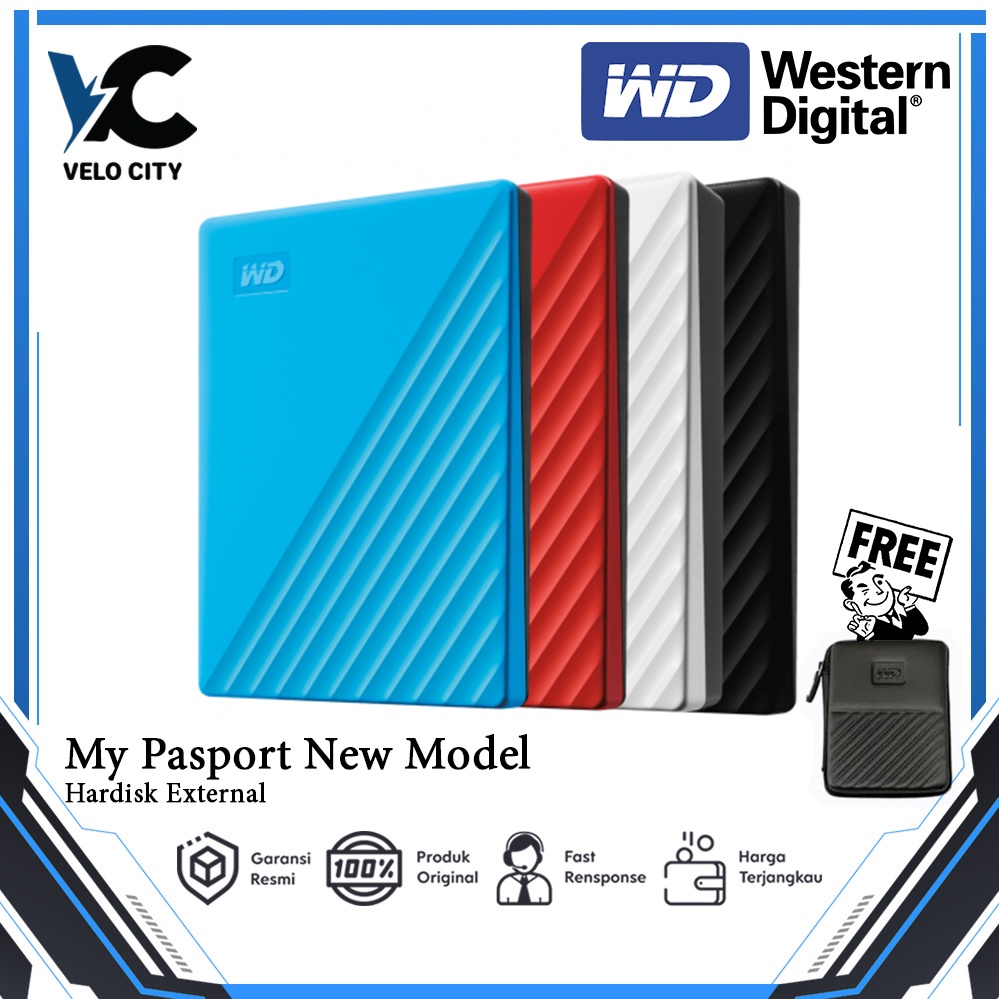 Jual Wd My Passport 1tb L 2tb L 4tb L 5tb Hdd Hd Hardisk Harddisk External 25 Shopee 0249