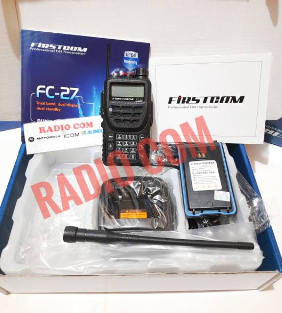 Jual HT ANTI AIR FIRSTCOM FC 27 / HT DUALBAND FIRSTCOM FC 27 WATERPROOF ...