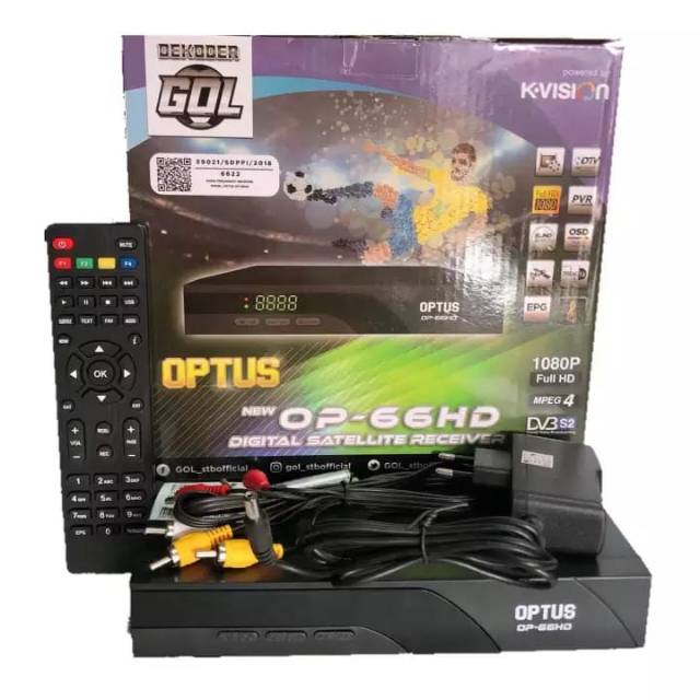 Jual RESIVER KVISION GOL (LGSAT STARS, OPTUS 66HD, GARDINER OTTIMO