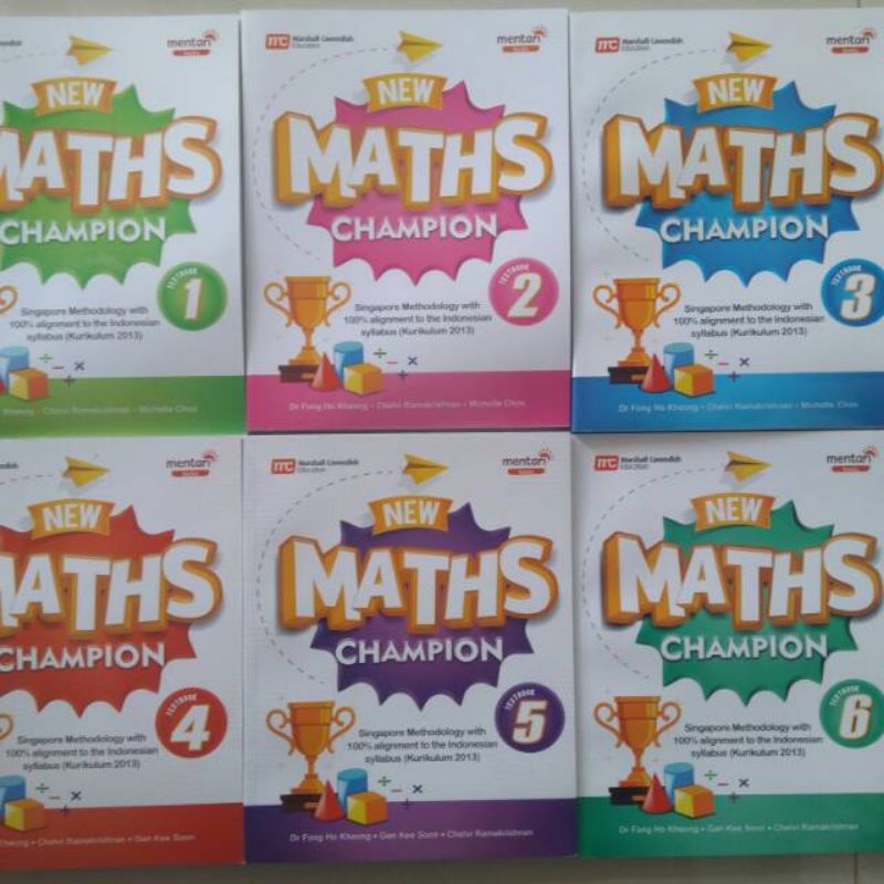 Jual Marshall Cavendish New Maths Champion Textbook / Workbook | Shopee ...