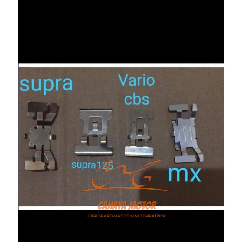Jual Spring Pad Per Plat Dispad penahanan kampas rem cakram Supra ...