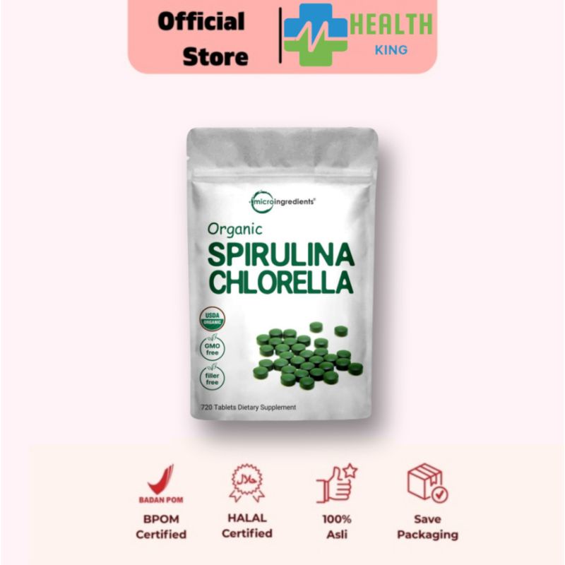 Jual Terbaik Microingredients Organic Chlorella Spirulina Tablets