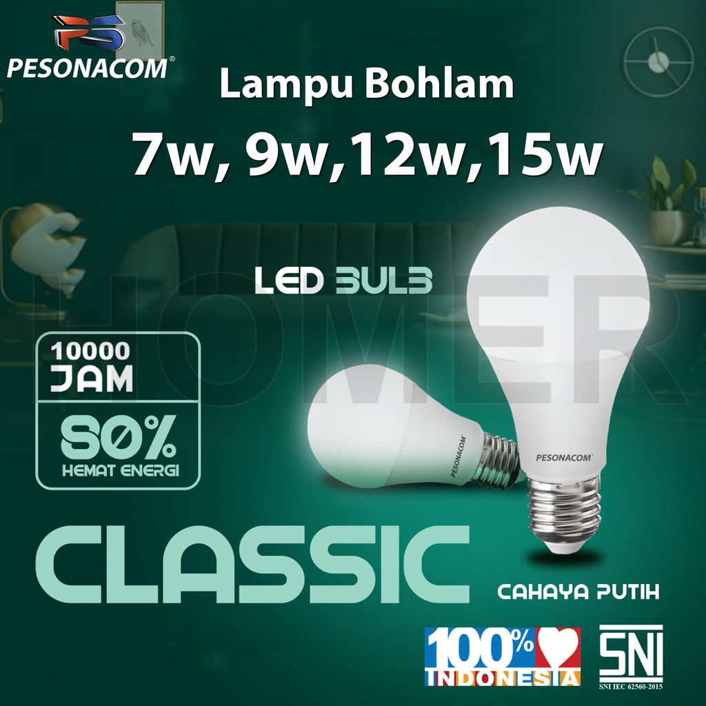 Jual Pesonacom Lampu LED Bohlam Bulb Led Rumah Kantor Paling Murah ...