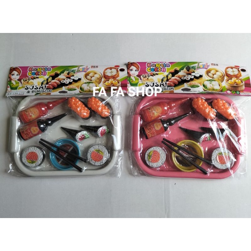 Jual PROMO KS173 MAINAN SUSHI FOOD / MAINAN KANTIN CERIA SUSHI FOOD ...