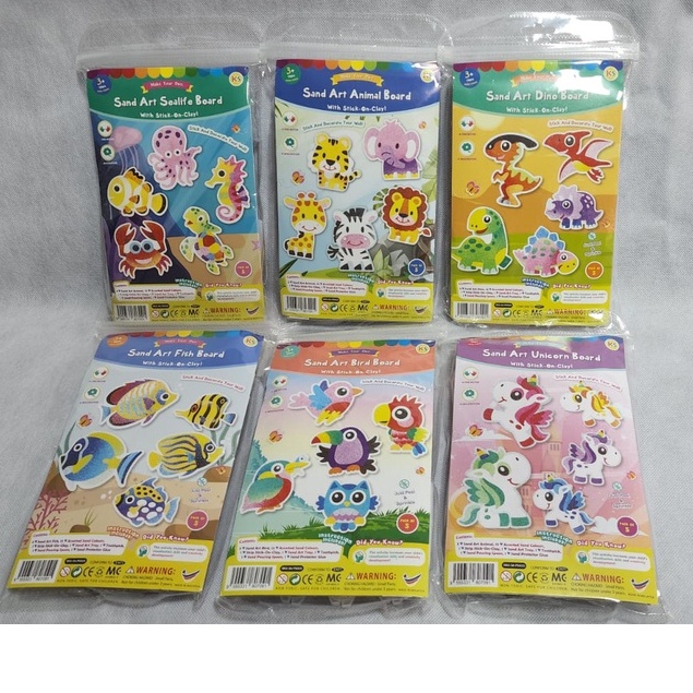 Jual [KS] 5 in 1 Sand Art Board Kit Shopee Indonesia