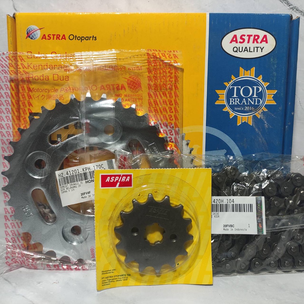 Jual Gearset Gir Gear Set Aspira Supra X 125 Karbu Karisma Shopee