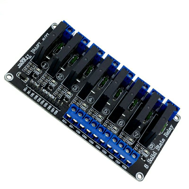 Jual Modul 8ch 8 ch channel Solid state relay SSR module Arduino 5V 5 V ...