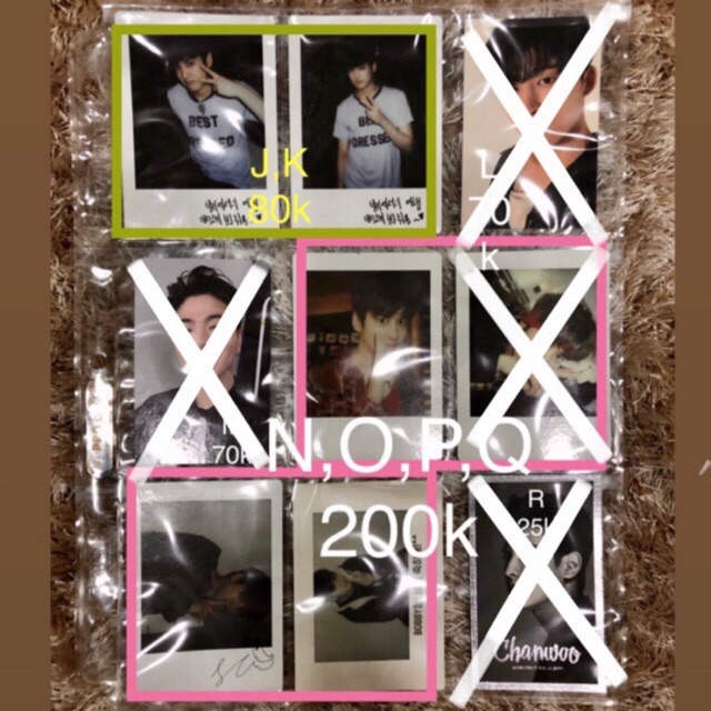 Jual Pc photocard official Chanwoo, Junhoe (June) dan Hanbin (B.I ...