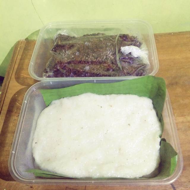Jual Paket tape ketan hitam/hijau + uli ketan Betawi 1kg Shopee Indonesia