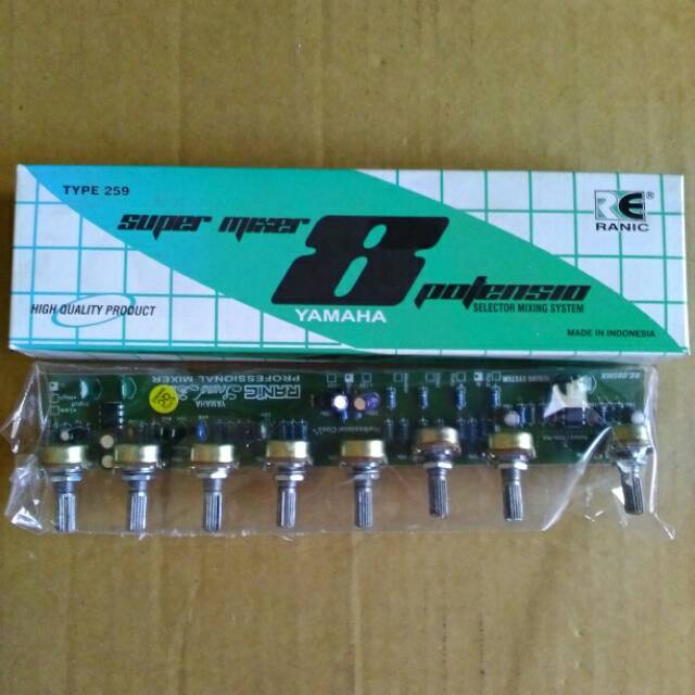 Jual Kit Mixer YAMAHA 8 Potensio | Shopee Indonesia