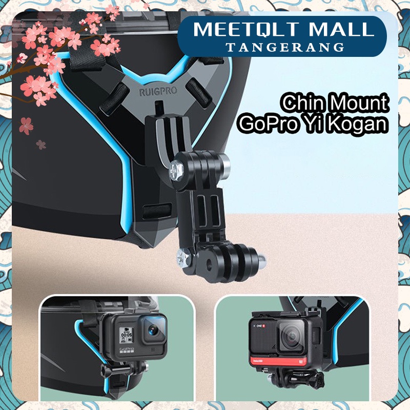 Jual Mounting Helm Chin Mount GoPro/Cam Action Camera Helmet Holder