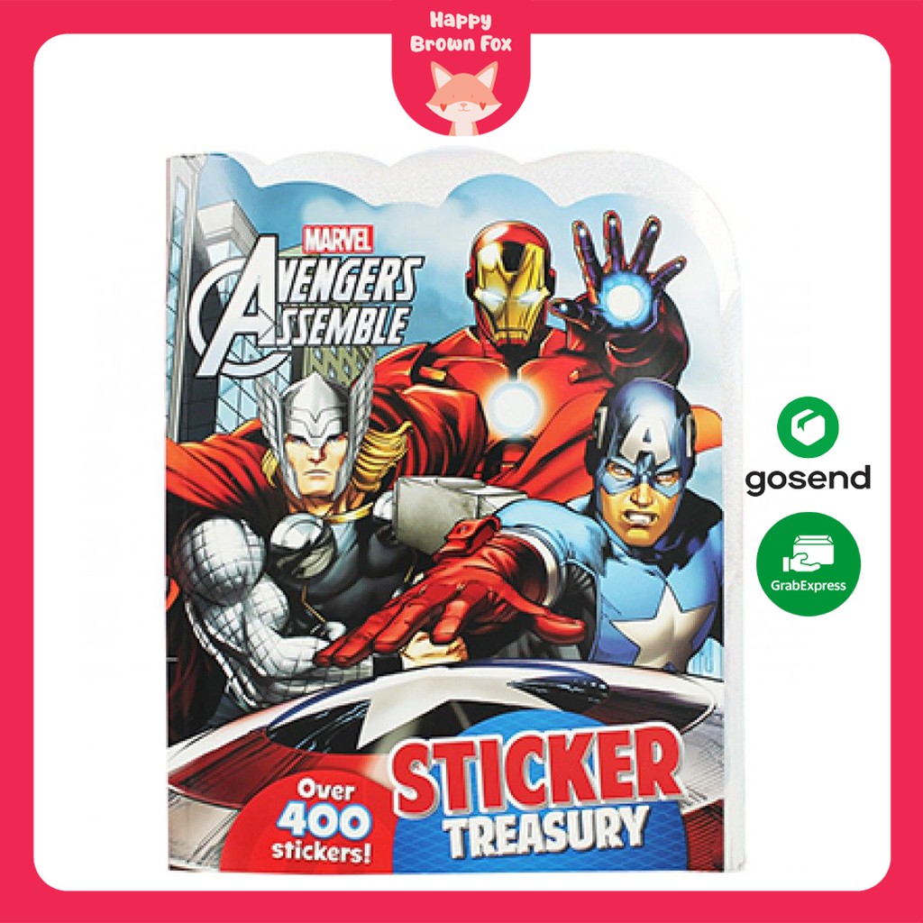 Jual Buku Aktivitas Stiker Anak Marvel Avengers Assemble Sticker ...