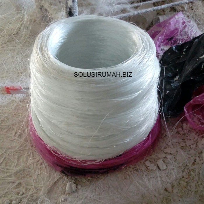 Jual ecer 1 kg roving gypsum eceran gipsum serat benang fiberglass 1kg ...