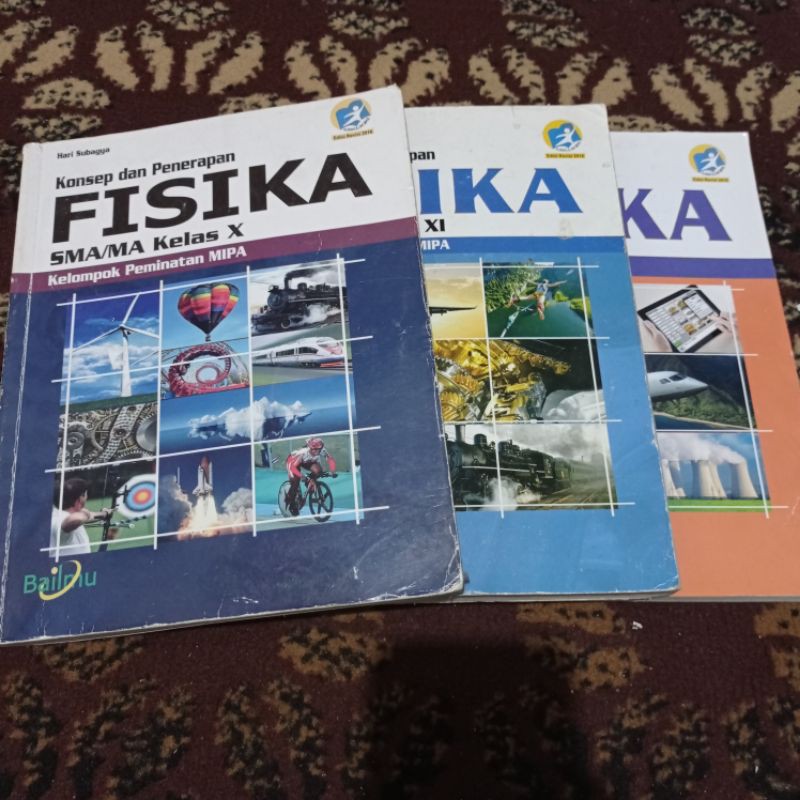 Jual Buku Bekas Kurikulum 2013 Edisi Revisi FISIKA KELAS 1,2&3 SMA ...