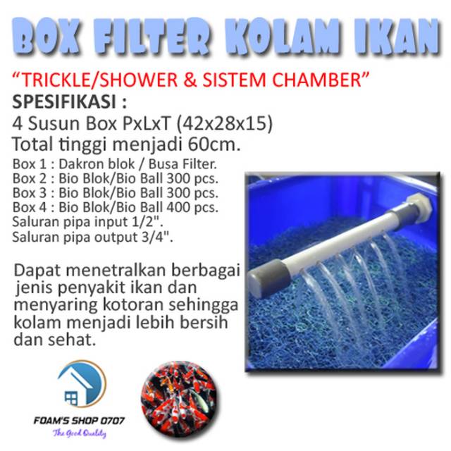 Jual TRICKLE FILTER KOLAM IKAN KOI (4 SUSUN KOI) | Shopee Indonesia