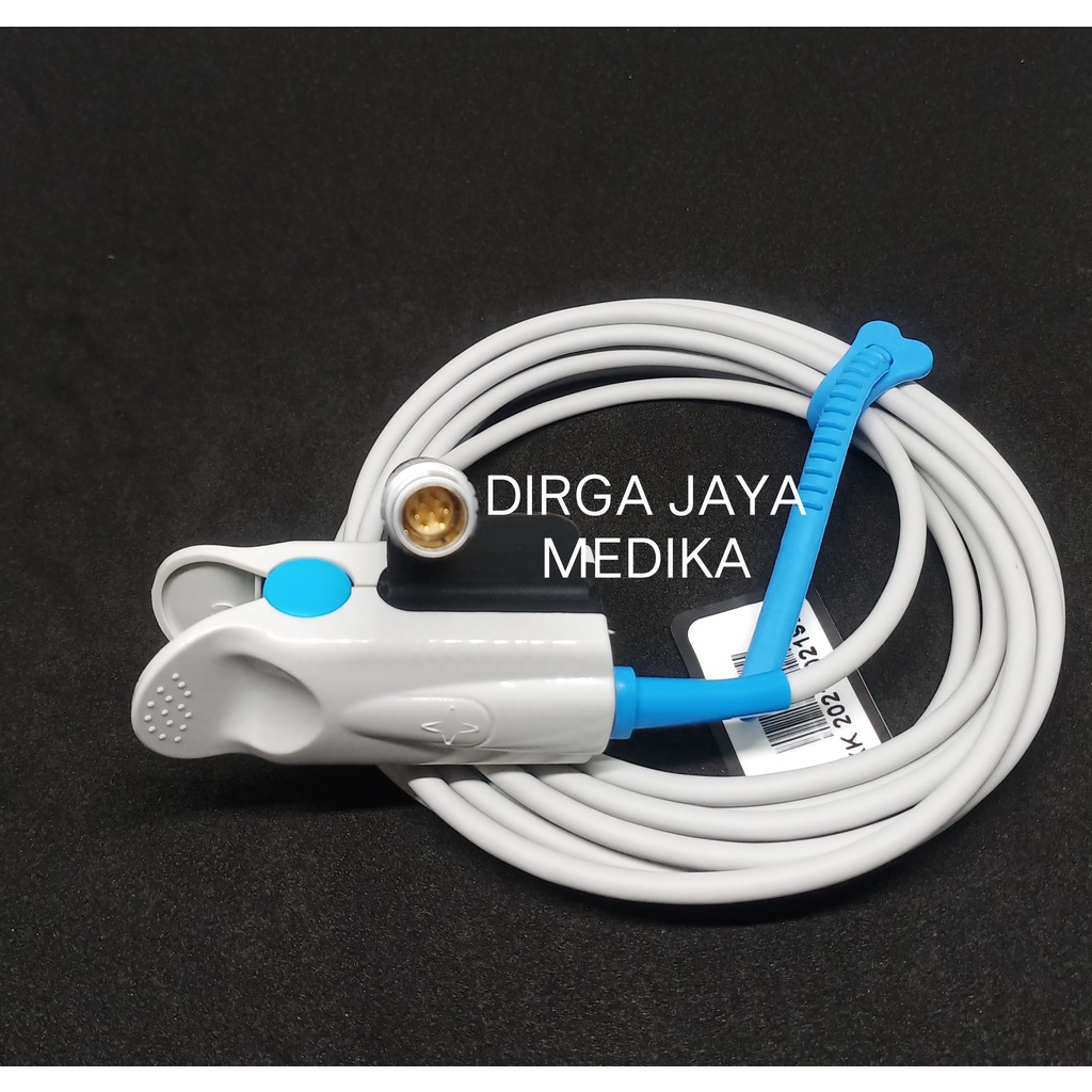 Jual Kabel Cable SPO2 Sensor Adult clip Compatible for Critikon 7 Pin ...