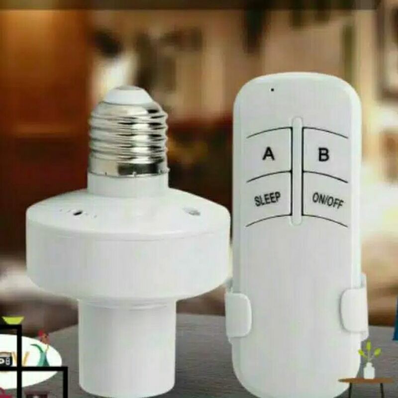 Jual Fitting lampu remote E27 on off menggunakan remote kontrol ...