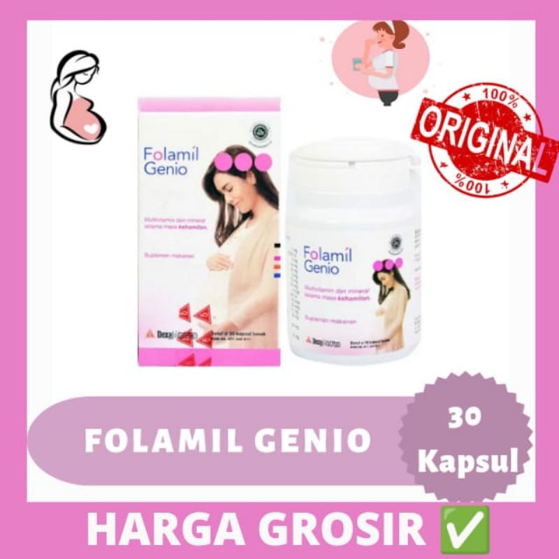 Jual Folamil Genio Isi 30 Kapsul | Shopee Indonesia