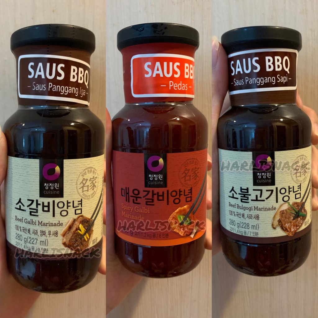 Jual [280gr] Chung Jung Won BBQ Beef Galbi Marinade / Beef Bulgogi