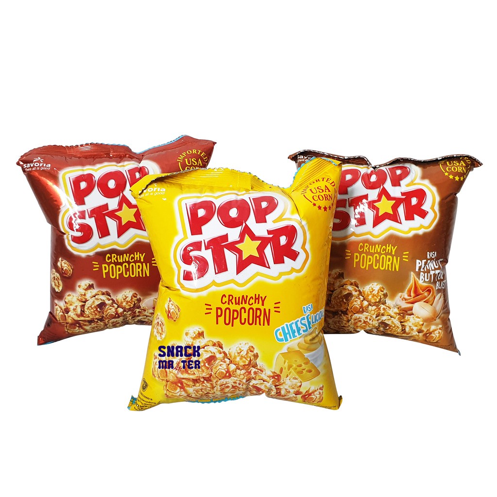Jual POP STAR CRUNCHY POPCORN 35G Shopee Indonesia