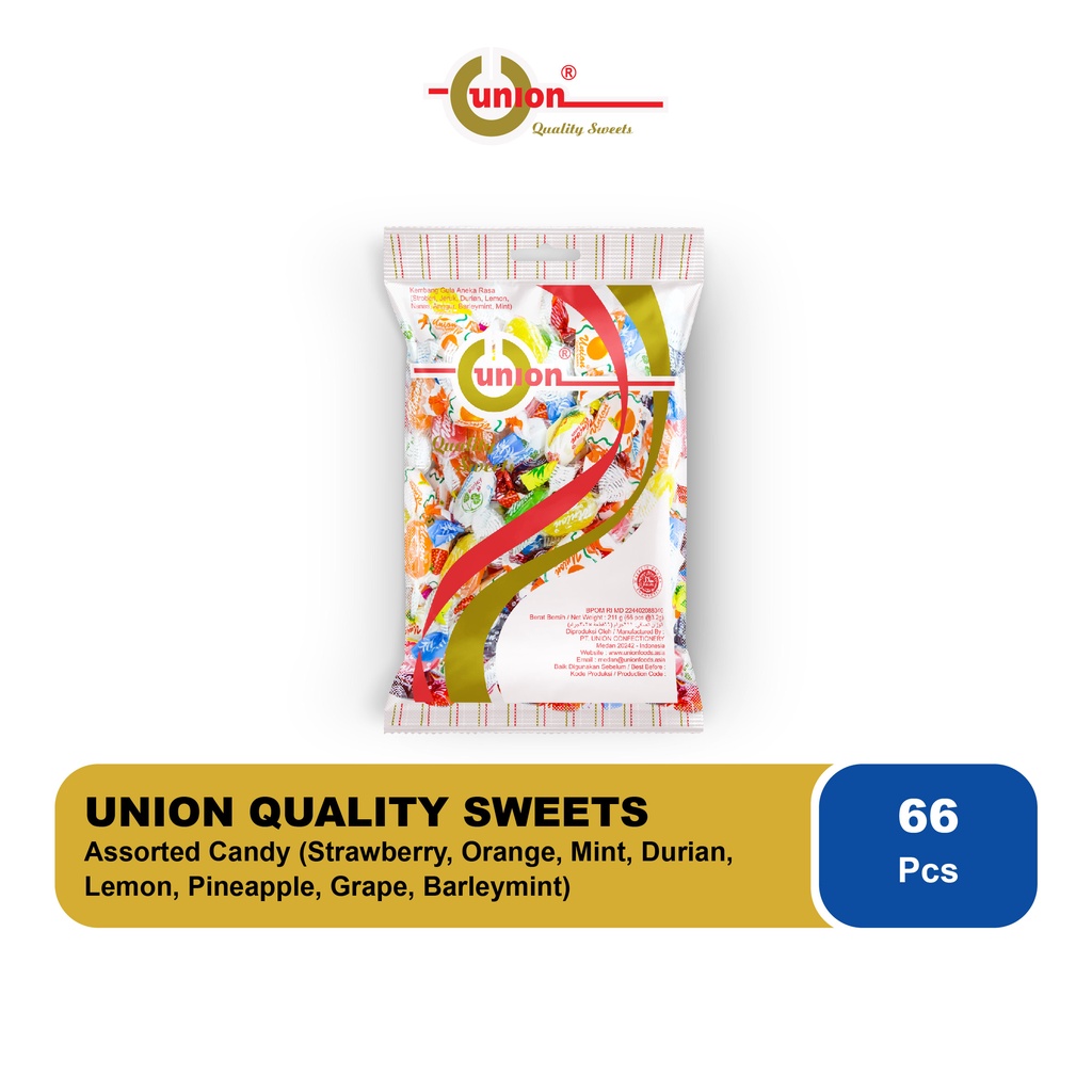 Jual Permen Union Aneka Rasa 211 gram - Union Assorted Candy | Shopee ...
