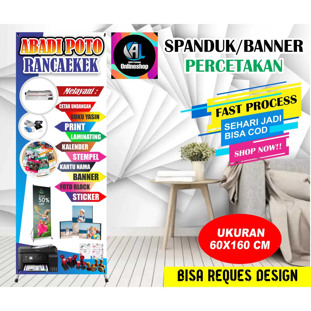 Jual Spanduk, Banner Berdiri Percetakan | Shopee Indonesia