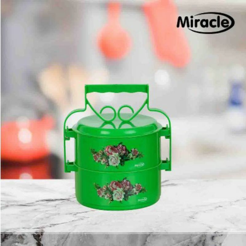 Jual Rantang plastik 2 susun | Miracle Rantang plastik hajatan ...