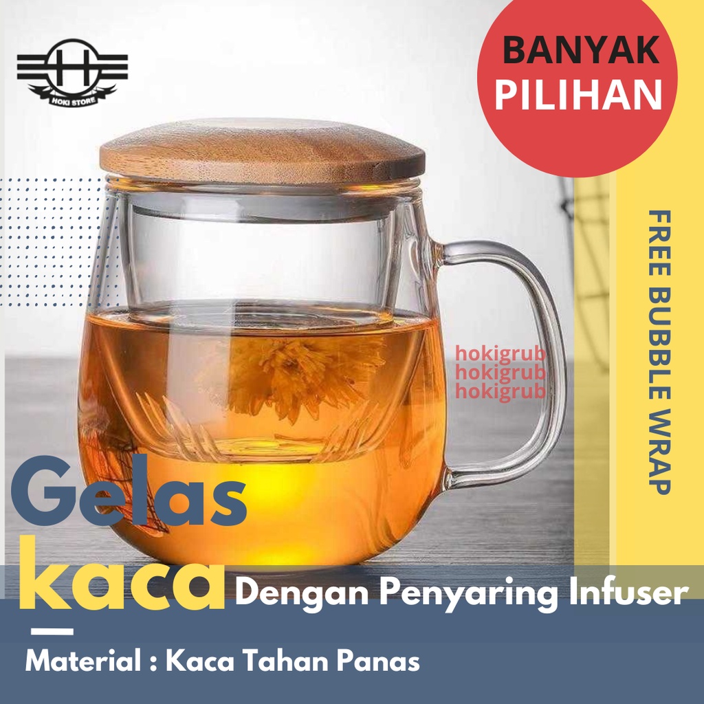 Jual Mug Cangkir Gelas Kopi Teh Set Saringan Infuser Tutup Kayu Shopee Indonesia 2710