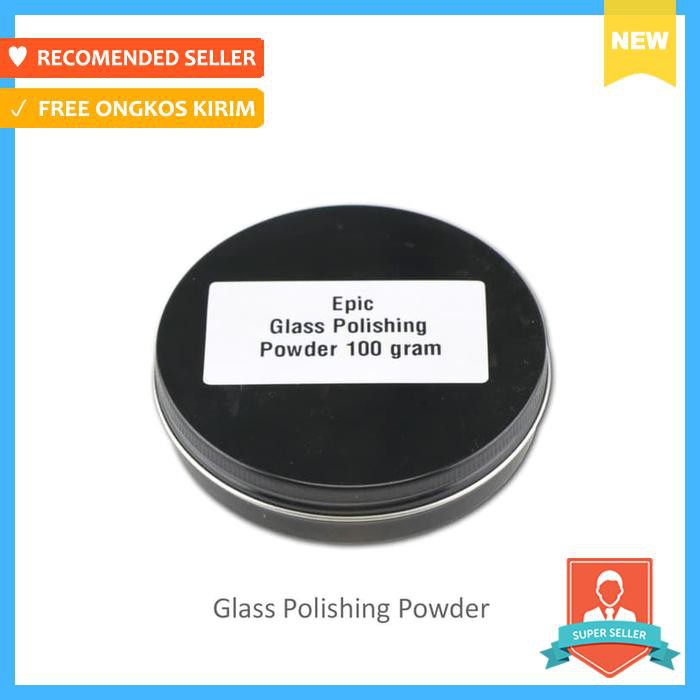 Jual Epic Glass Polishing Powder Cerium Oxide Poles Kaca 100 Gram ...