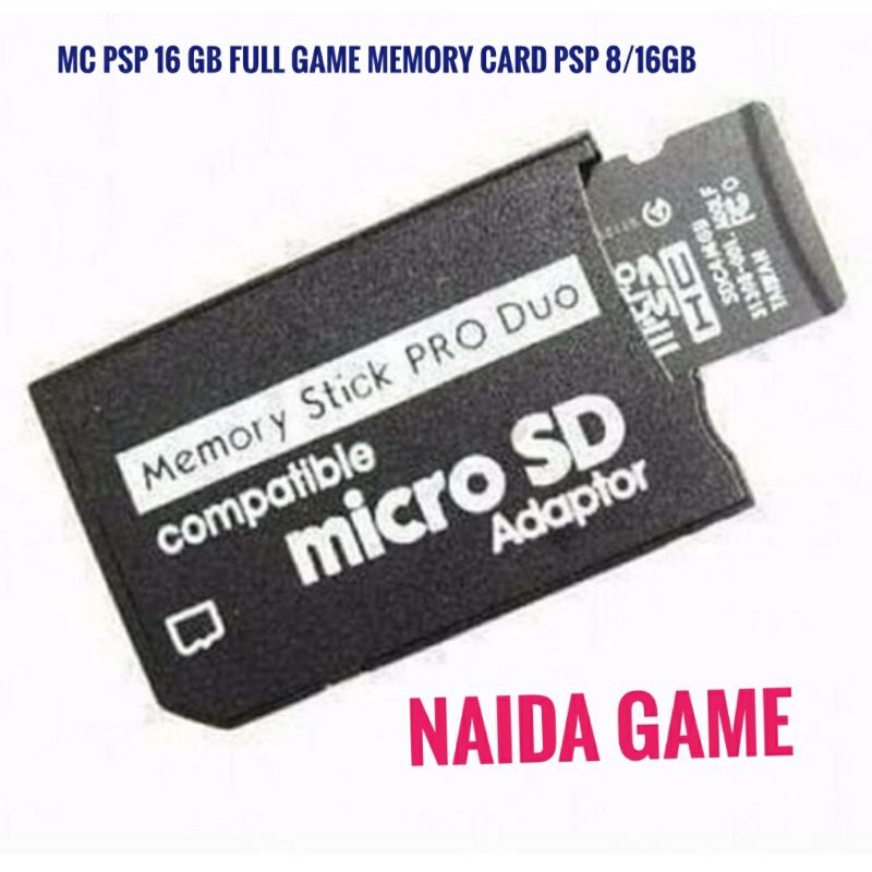 Jual MC PSP 16GB FULL GAME MEMORY CARD PSP 8/16GB FULL GAME Shopee