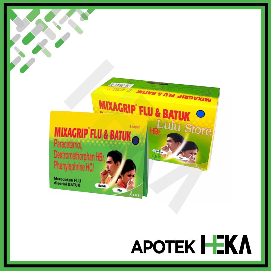 Jual Mixagrip Hijau Flu Dan Batuk Pe Box Isi X Tablet Bandung Shopee Indonesia