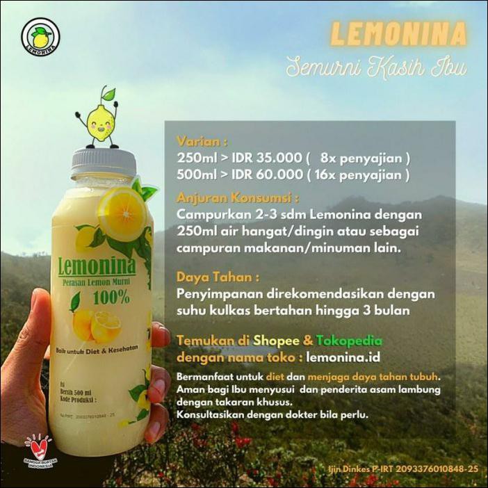 Jual LEMONINA 500ML | Shopee Indonesia