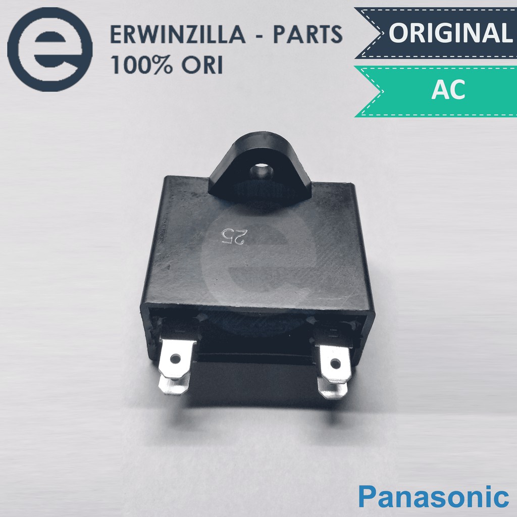 Jual Kapasitor Fan Outdoor 2 uF AC Panasonic Model QKJ, PKJ, MKJ, NKJ Original Shopee Indonesia