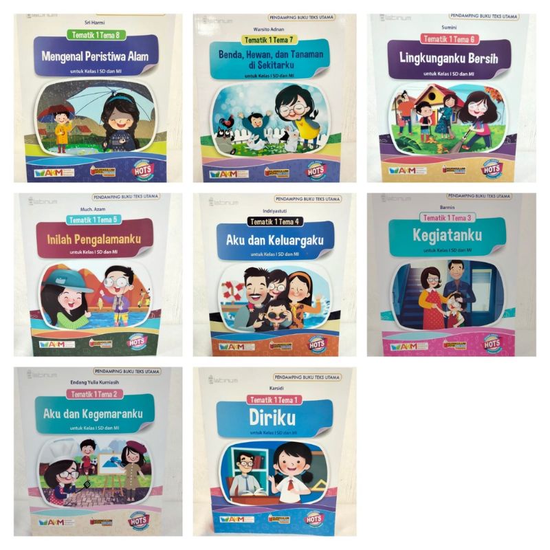 Jual pendamping buku teks utama tematik platinum tema SD DAN MI kelas 1 ...