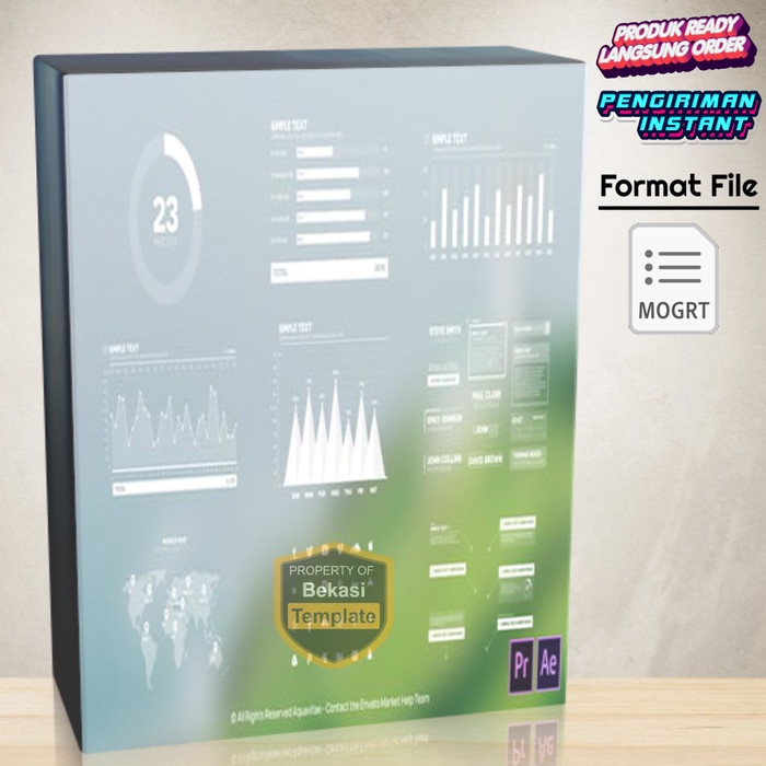 Jual [READY] Infographic Maker MOGRT for Premiere Pro 25657763 | Shopee ...