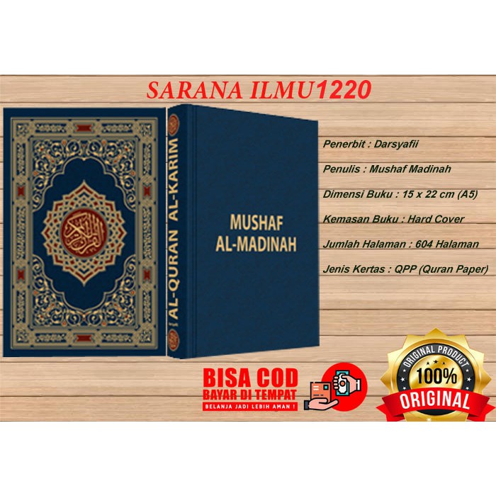 Jual Mushaf Madinah A5 ( SEDANG ) | Imam Syafii | Quran Madinah | Rasm ...