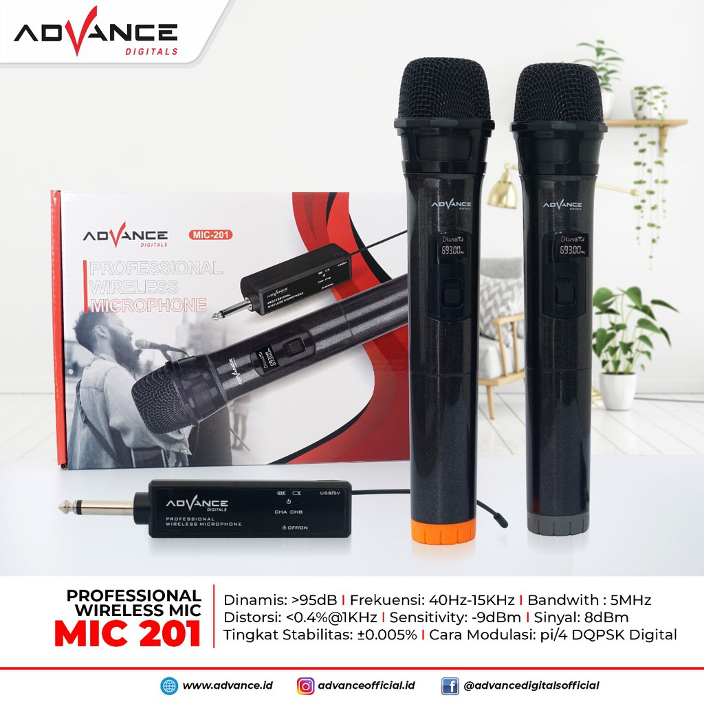 Mic bluetooth online advance