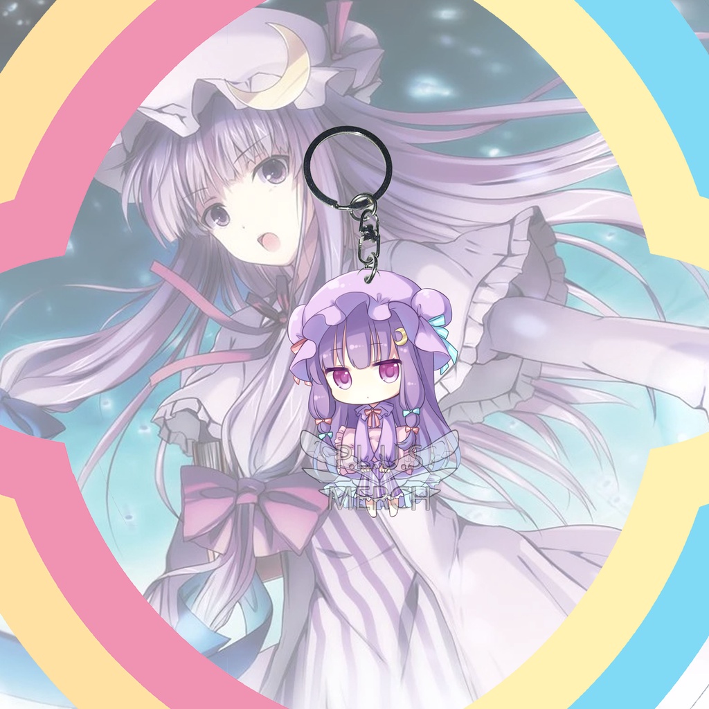 Touhou Project Patchouli keychain hot