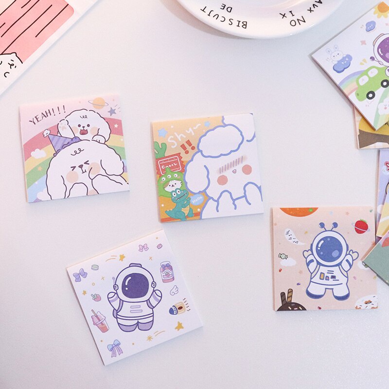 Jual G-01 memo sticky notes isi 20 lembar lucu aesthetic/estetik untuk ...