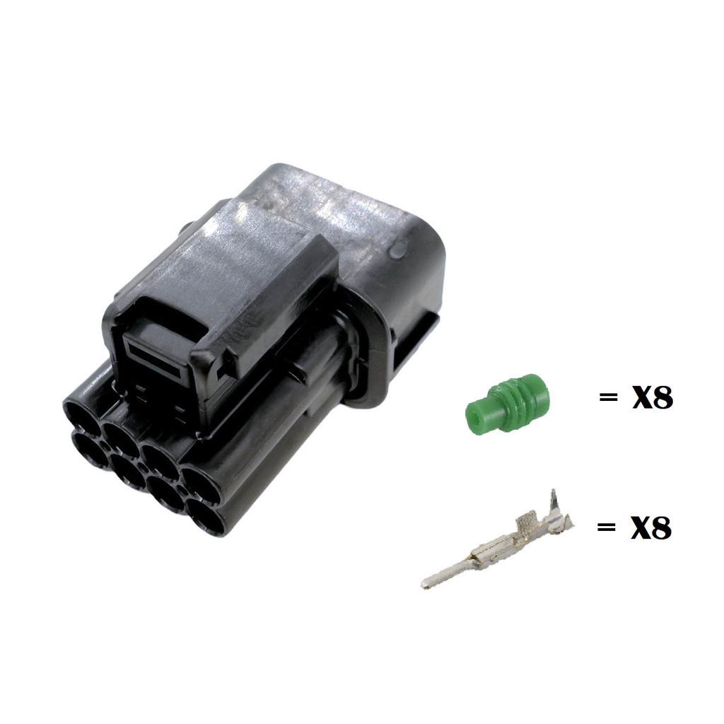 Jual Socket 8 Pin Male Waterproof SCU Honda Vario | Shopee Indonesia