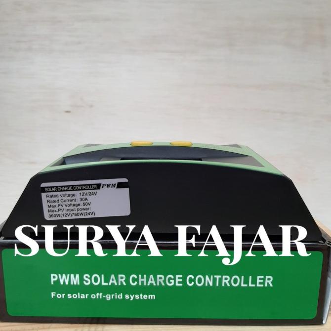 Jual Solar Charge Controller Pwm 30A 12V 24V Dual Usb | Shopee Indonesia
