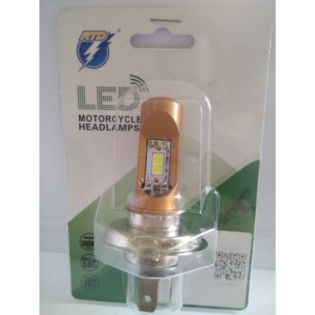Jual Lampu LED Motor RTD 2 Titik Mata M11L Socket H4 AC DC | Shopee ...