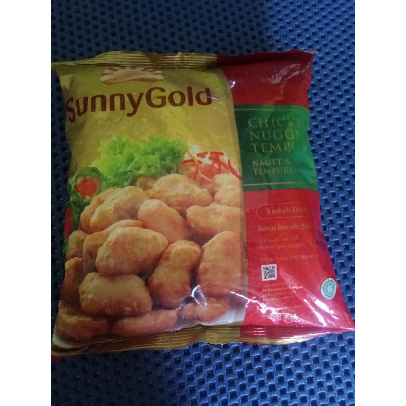 Jual Sunny Gold Chicken Nugget Ayam Tempura Naget Tempura 500gr Enak Dan Halal Shopee Indonesia 0898