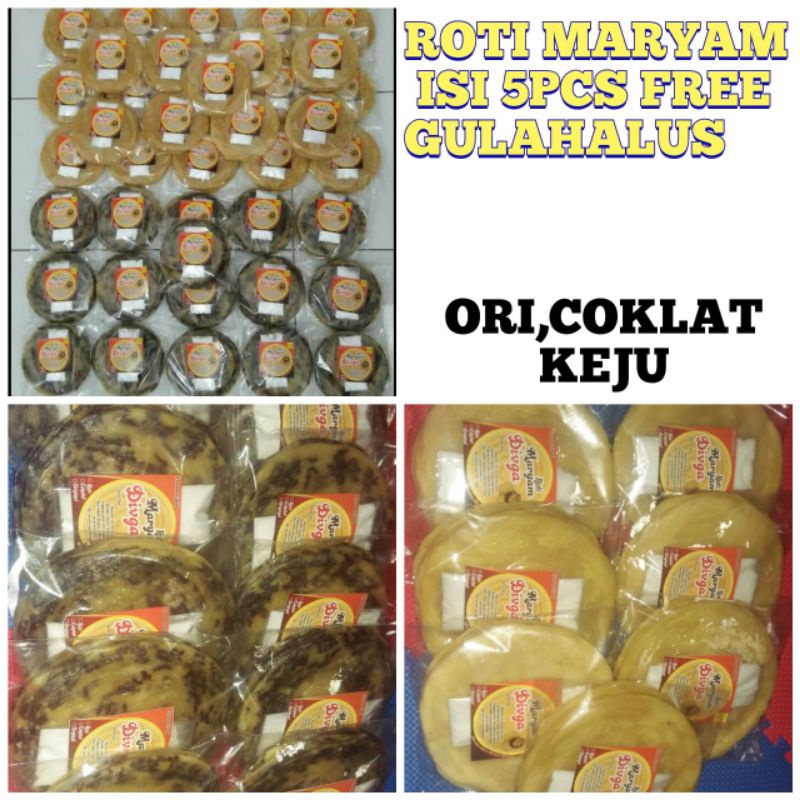 Jual Roti Maryam atau Roti Canai Free Gula Halus Homade Tanpa Bahan ...