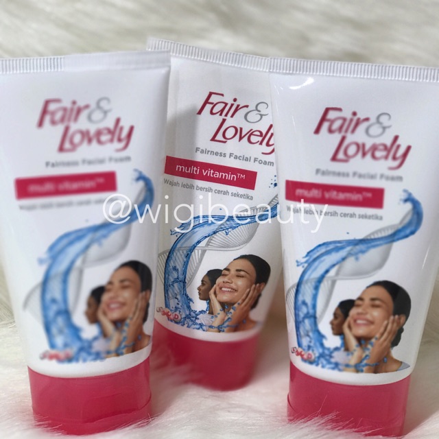 Jual Fair And Lovely Fairness Facial Foam Multi Vitamin 50gr 100 Original Shopee Indonesia