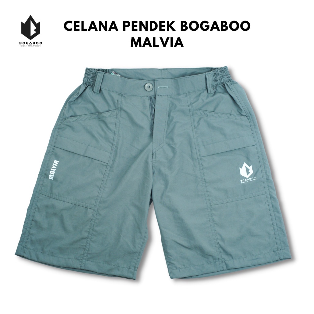 BISA COD Celana Pendek Outdoor Bogaboo Seri MALVIA Quick Dry Pria Wanita - Celana Hiking - Celana Mendaki Gunung - Celana Quickdry