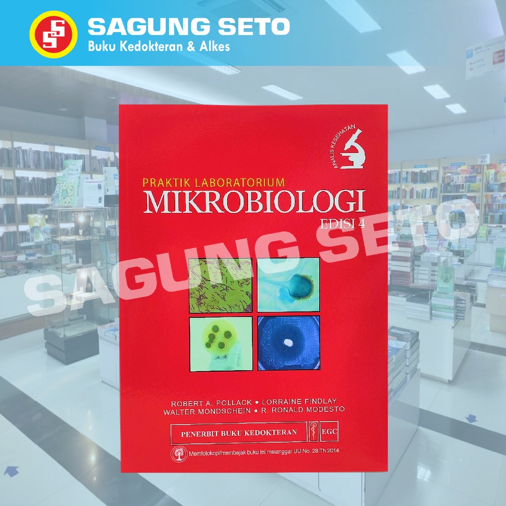 Jual BUKU PRAKTIK LABORATORIUM MIKROBIOLOGI EDISI 4 / MIKRO - ROBERT A ...