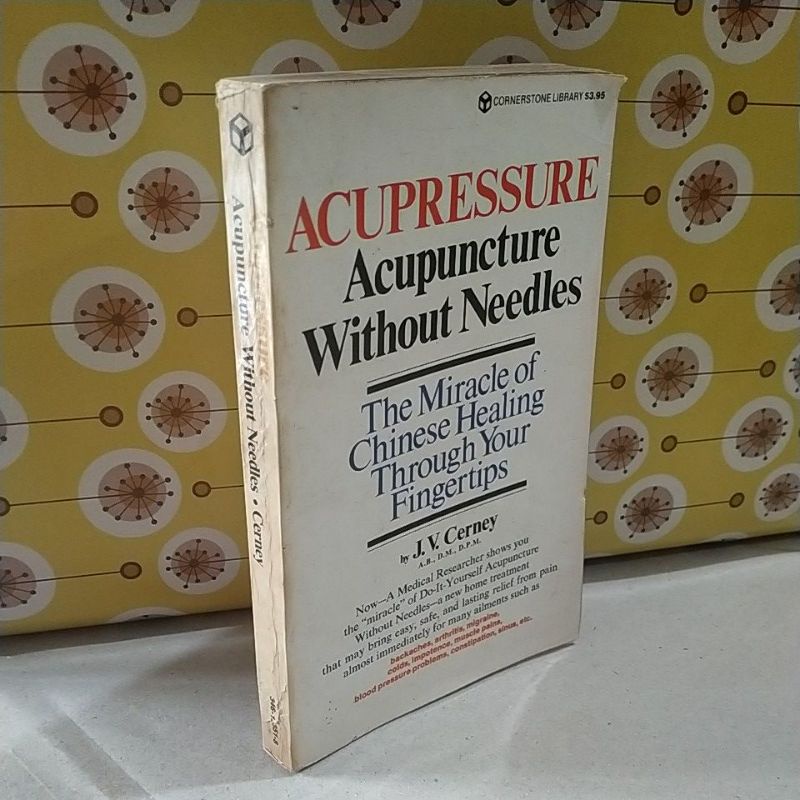 Jual BUKU ACUPRESSURE ACUPUNCTURE WITHOUT NEEDLES CERNEY Shopee Indonesia