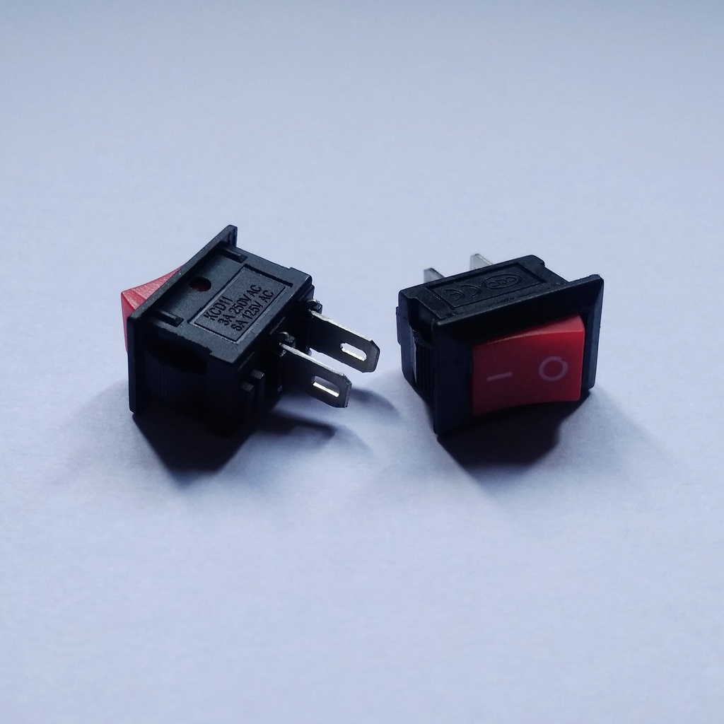 Jual Saklar Switch On-Off 2 Pin merah Mini Kecil/Saklar Switch On-Off 2 ...
